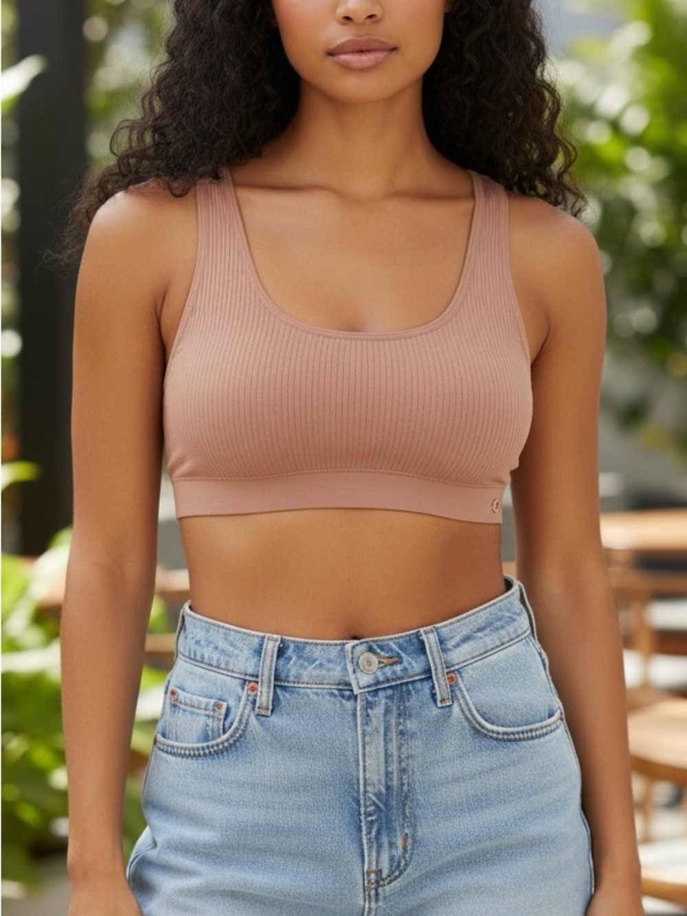 Danskin Ribbed Sports Bra in Pink 🌻🌻